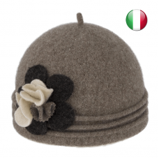 cappello donna lana cotta