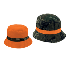 cloche reversibile mimetico foresta con inserto ed interno arancio fluo