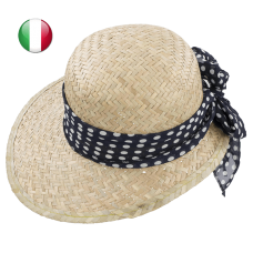 visierone donna in paglia 