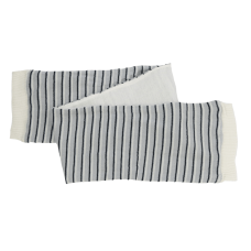 sciarpa baby in maglia a righe 