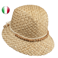straw hat two colors